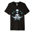 Meditation Alien Yoga Pose Relaxing T-Shirt - Streetwear Style for Adults - T-Shirt, Sweatshirt, Hoodie