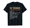 10 Things I Want My Life Books More T-Shirt - Minimalist Print Men Women - T-Shirt, Sweatshirt, Hoodie