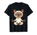 Meditation Siamese Yoga Pose Relaxing T-Shirt - Minimalist Print Unisex - T-Shirt, Sweatshirt, Hoodie