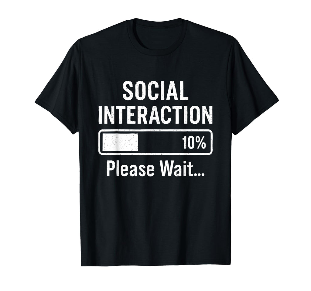 Social Battery Low Funny Introvert T-Shirt - Custom Art Print Unisex - T-Shirt, Sweatshirt, Hoodie