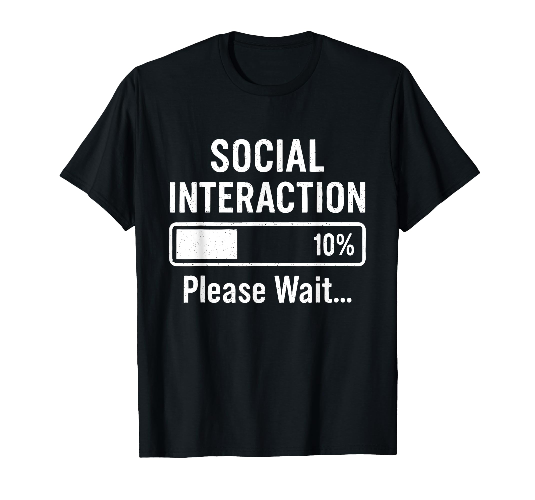 Social Battery Low Funny Introvert T-Shirt - Custom Art Print Unisex - T-Shirt, Sweatshirt, Hoodie