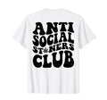 Anti Social Stoners Club Back T-Shirt - Minimalist Print Unisex - T-Shirt, Sweatshirt, Hoodie