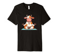 Meditation Cow Yoga Pose Relaxing T-Shirt - Aesthetic Graphic for Adults - T-Shirt, Sweatshirt, Hoodie