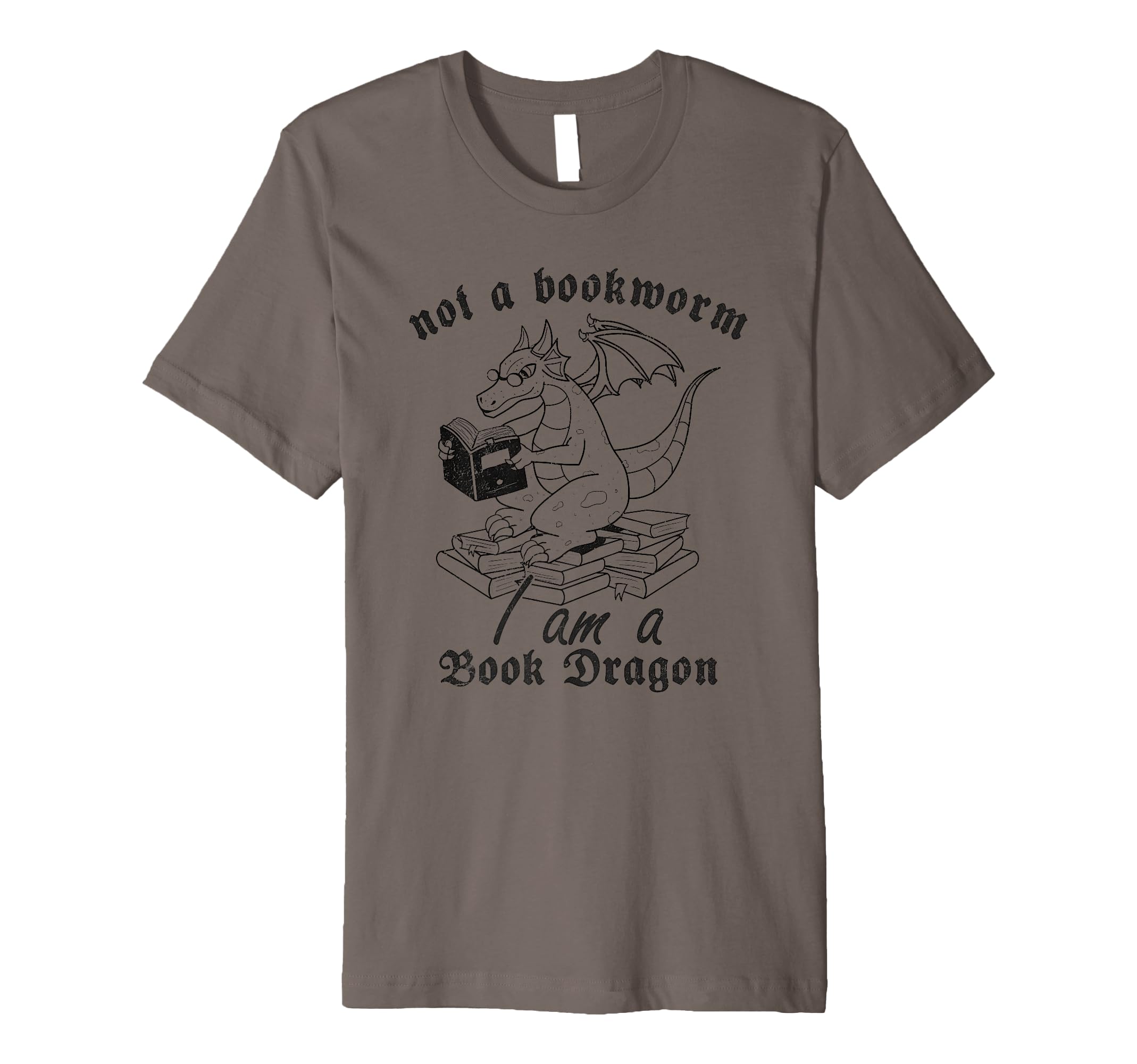 Book Dragon Reading Books Fantasy Reader T-Shirt - Novelty Apparel Unisex - T-Shirt, Sweatshirt, Hoodie