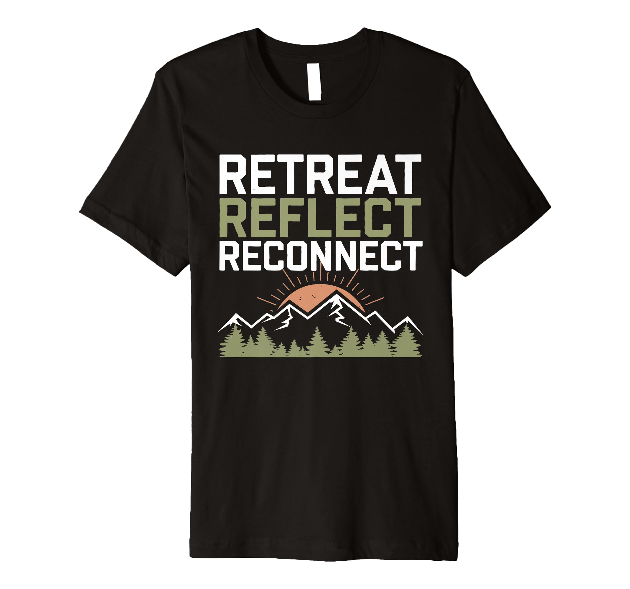 Silent Retreat Participants Mindfulness T-Shirt - Graphic Print Men Women - T-Shirt, Sweatshirt, Hoodie
