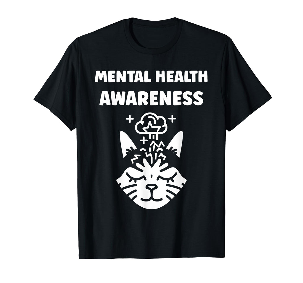 Cat Brain Illness Animal Mental T-Shirt - Custom Art Print for Adults - T-Shirt, Sweatshirt, Hoodie