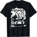 Women Floral Mama Bear TShirt Mama Bear Mom Women Unisex T-shirt, Sweatshirt, Hoodie, Long Sleeve Tee - T-Shirt, Sweatshirt, Hoodie
