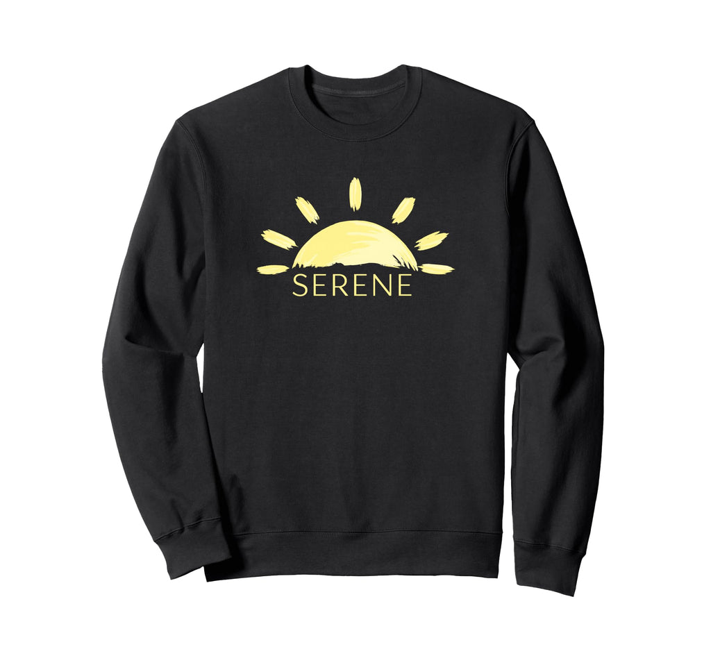 Serene Sunrise Minimalist Sun Calm Sweatshirt - Novelty Apparel for Adults - T-Shirt, Sweatshirt, Hoodie