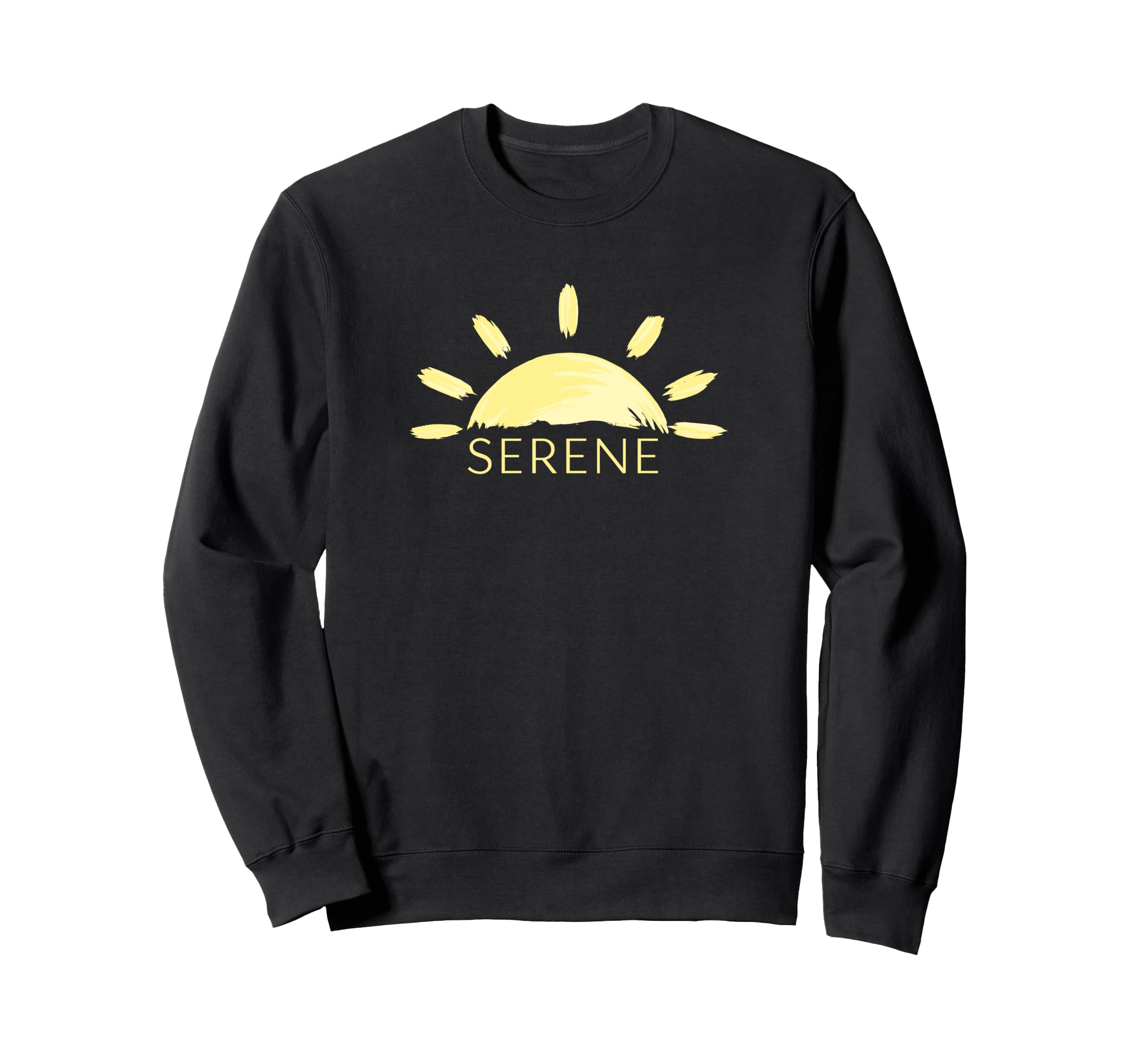Serene Sunrise Minimalist Sun Calm Sweatshirt - Novelty Apparel for Adults - T-Shirt, Sweatshirt, Hoodie