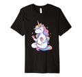 Meditation Unicorn Yoga Pose Relaxing T-Shirt - Unique Graphic for Adults - T-Shirt, Sweatshirt, Hoodie