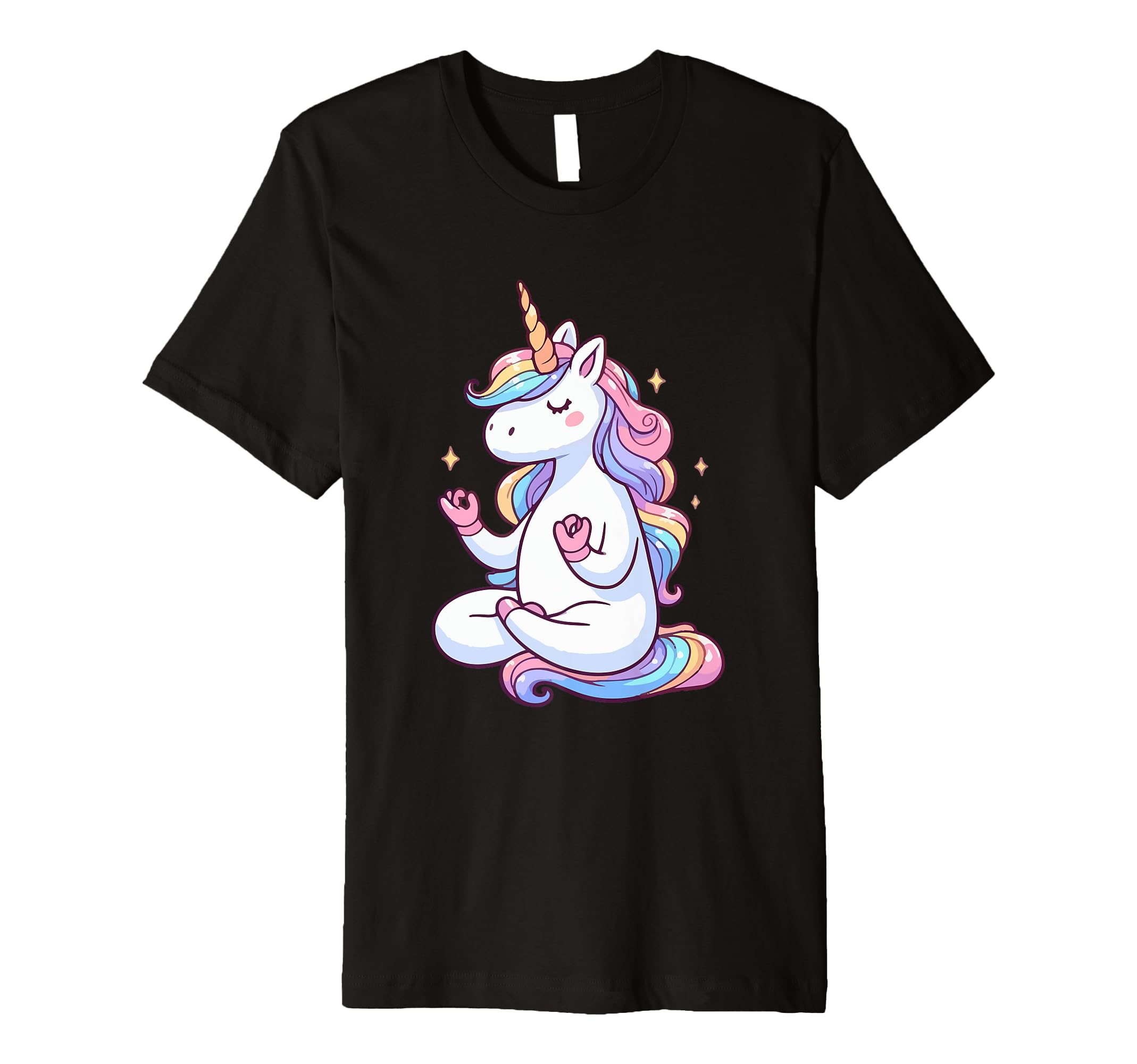 Meditation Unicorn Yoga Pose Relaxing T-Shirt - Unique Graphic for Adults - T-Shirt, Sweatshirt, Hoodie