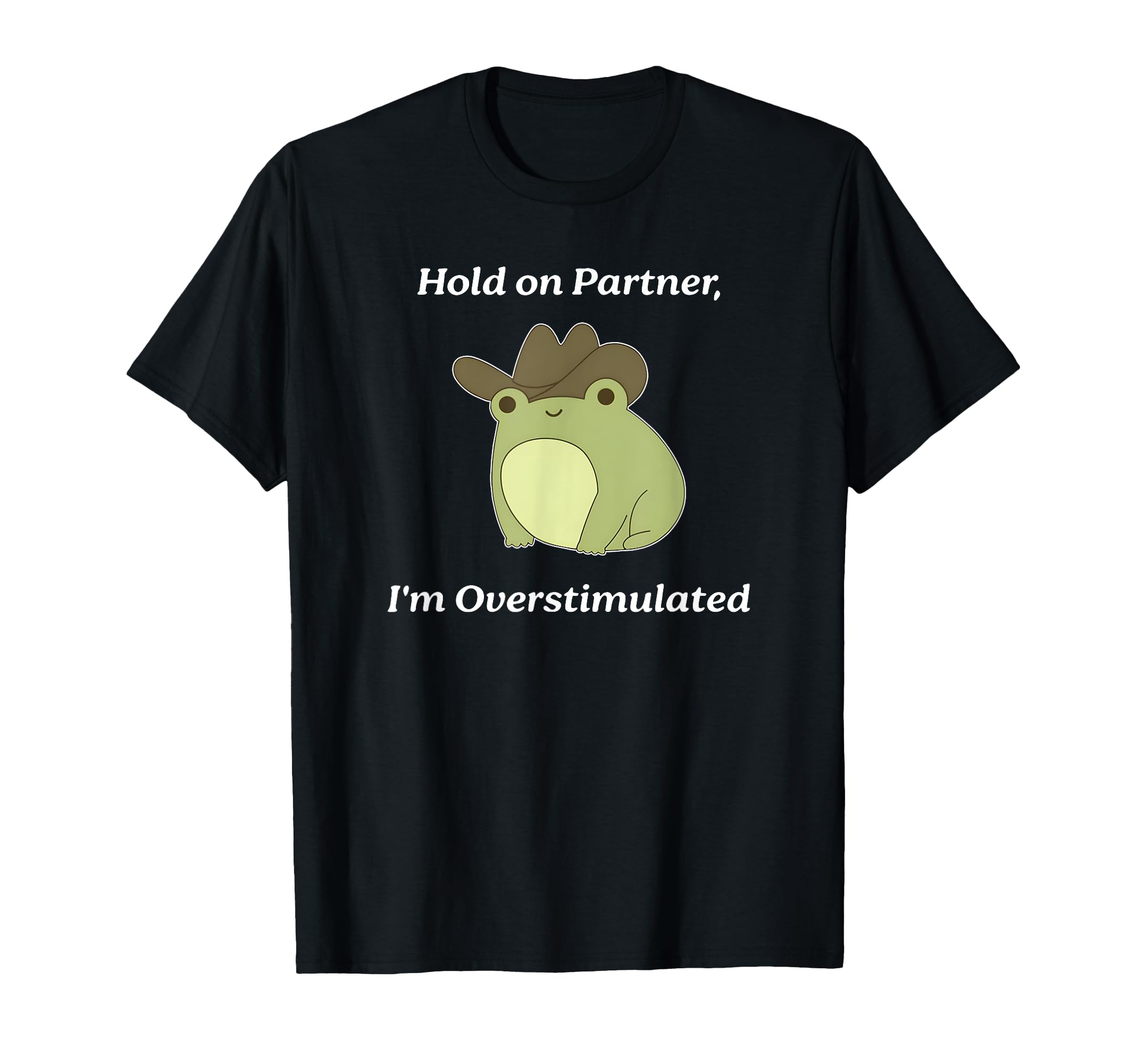 Hold Partner Im Overstimulated Meme T-Shirt - Streetwear Style Unisex - T-Shirt, Sweatshirt, Hoodie