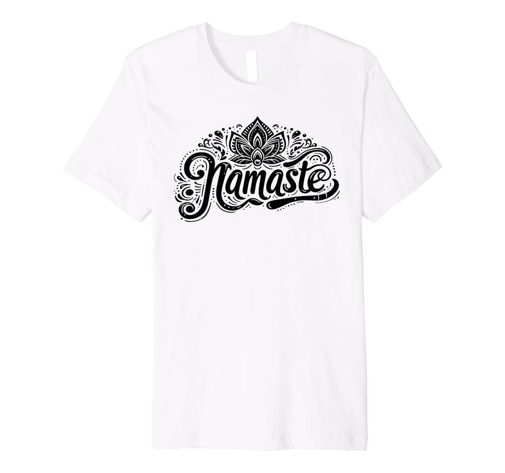 Namaste Yoga Meditation Zen Lotus T-Shirt - Graphic Print Men Women - T-Shirt, Sweatshirt, Hoodie
