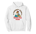 Therapy Dogs Work Hugs Dog Owner Handler Hoodie - Trendy Graphic Men Women - T-Shirt, Sweatshirt, Hoodie