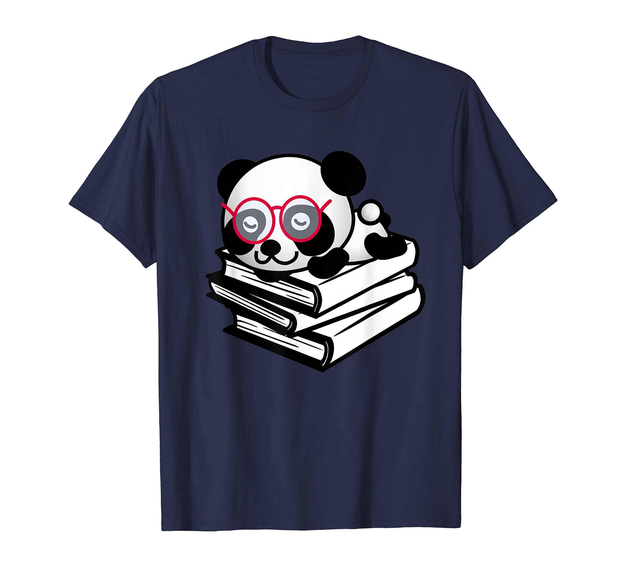 Panda Bear Book Nerd Love Reading Funny T-Shirt - Novelty Apparel Unisex - T-Shirt, Sweatshirt, Hoodie