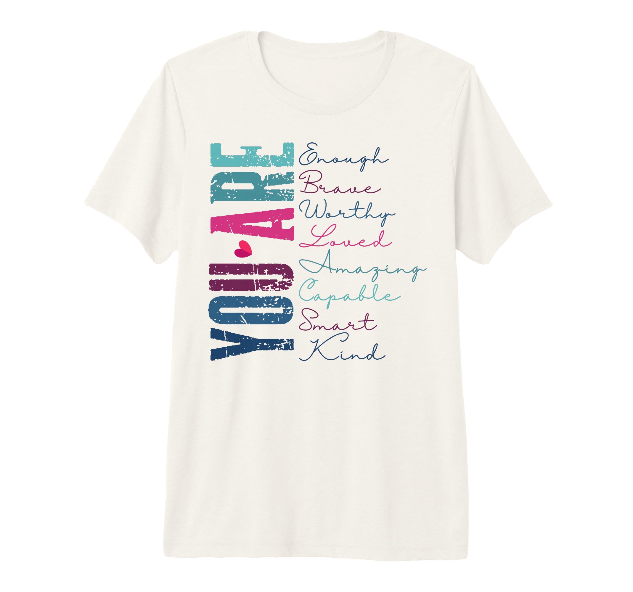 You Are Enough Tri Blend T-Shirt - Aesthetic Graphic Unisex - T-Shirt, Sweatshirt, Hoodie