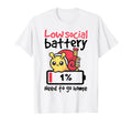 Snail Low Social Battery Need To Go Home T-Shirt - Graphic Print for Adults - T-Shirt, Sweatshirt, Hoodie