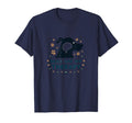 Dogs Are My Therapy Pet Lover Paw Navy T-Shirt - Aesthetic Graphic Unisex - T-Shirt, Sweatshirt, Hoodie