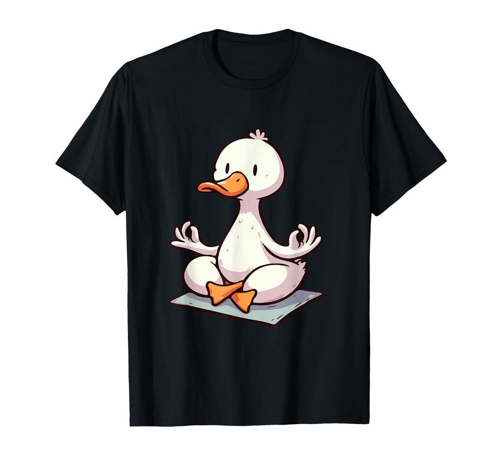 Meditation Duck Yoga Pose Relaxing T-Shirt - Fun Novelty Design Unisex - T-Shirt, Sweatshirt, Hoodie