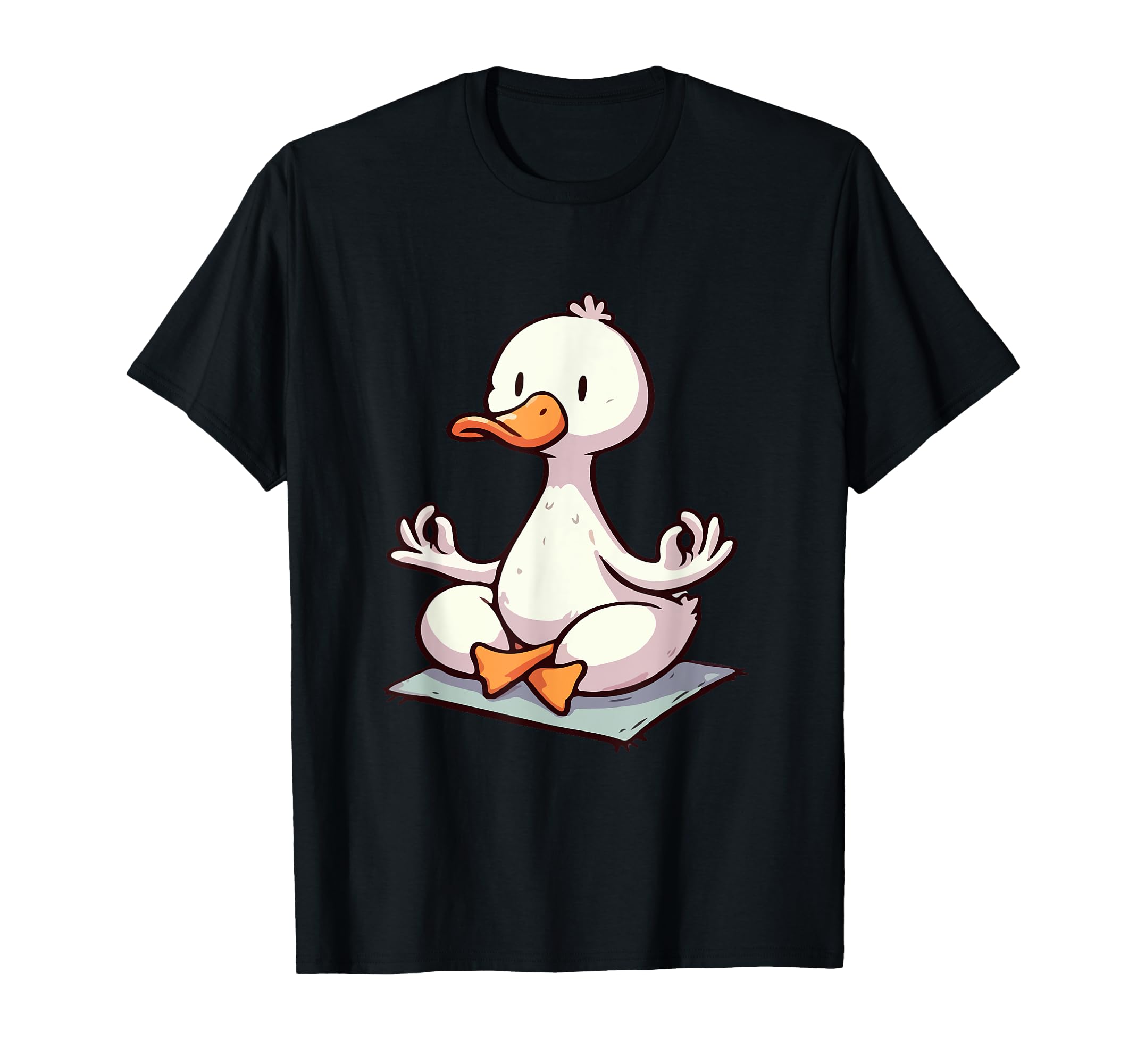Meditation Duck Yoga Pose Relaxing T-Shirt - Fun Novelty Design Unisex - T-Shirt, Sweatshirt, Hoodie