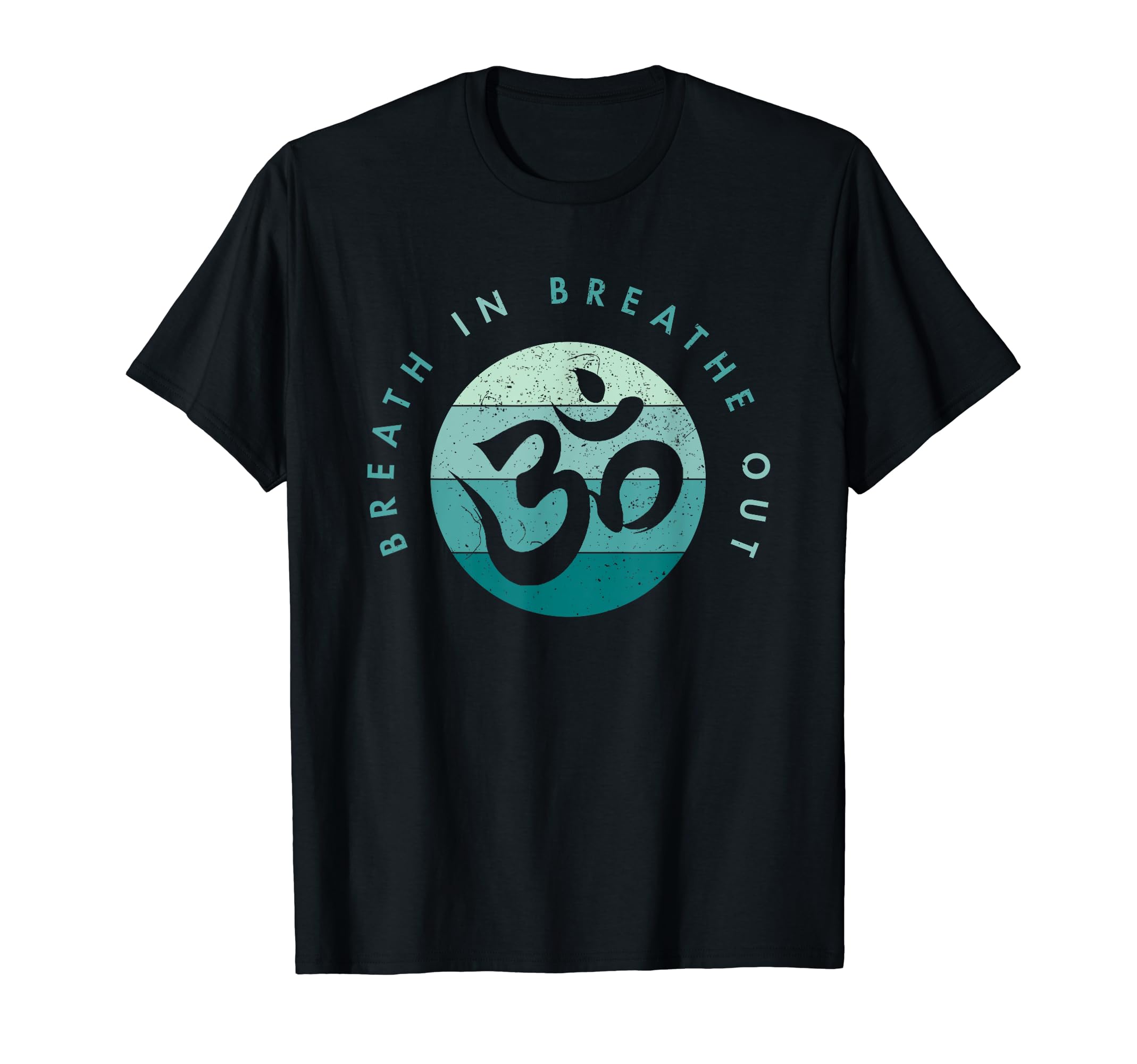 Yoga Meditation Om Symbol Breathe T-Shirt - Unique Graphic for Adults - T-Shirt, Sweatshirt, Hoodie