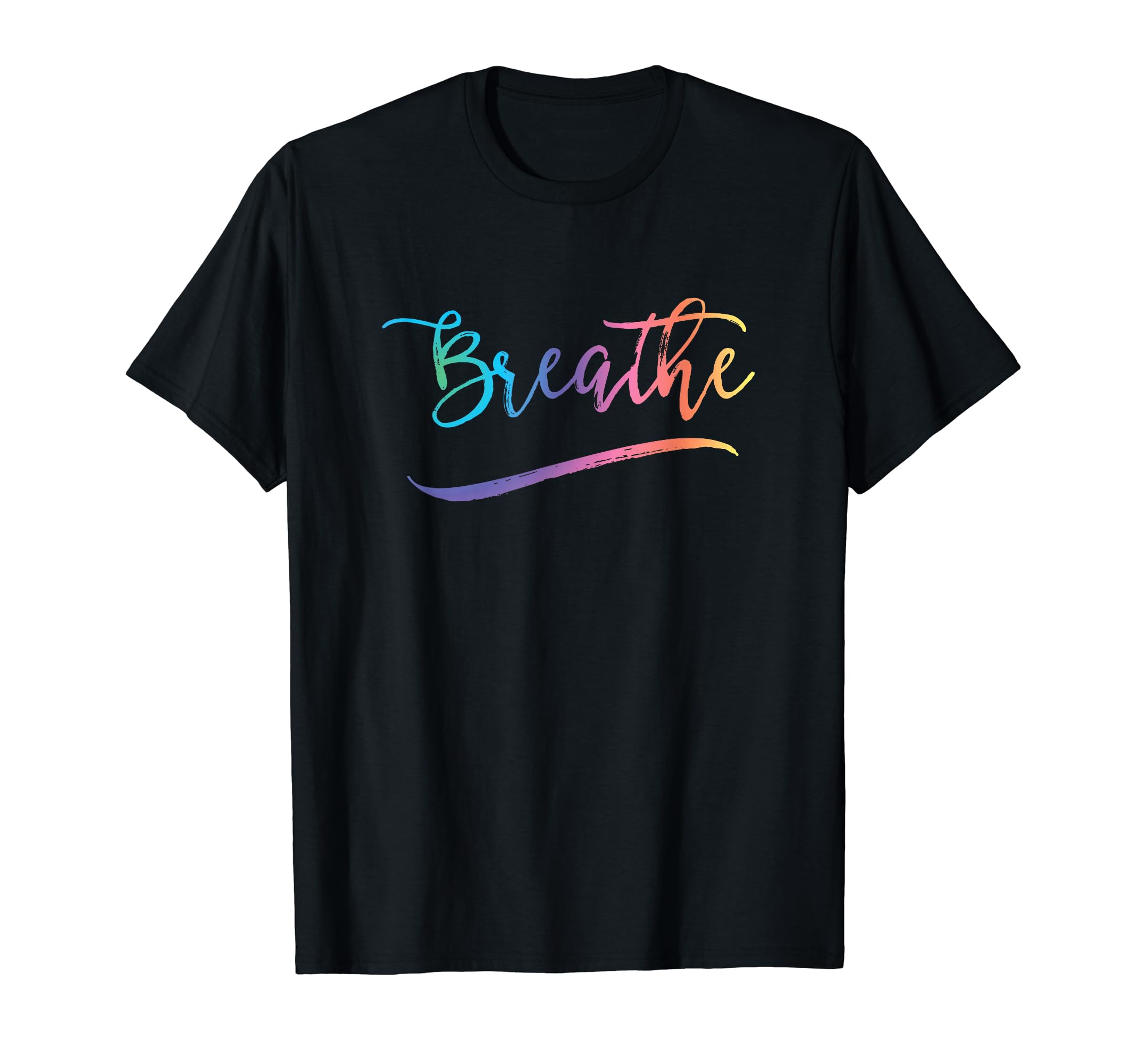 Breathing Meditation Yoga Breathe T-Shirt - Trendy Graphic for Adults - T-Shirt, Sweatshirt, Hoodie