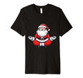 Meditation Santa Yoga Pose Relaxing T-Shirt - Unique Graphic Men Women - T-Shirt, Sweatshirt, Hoodie