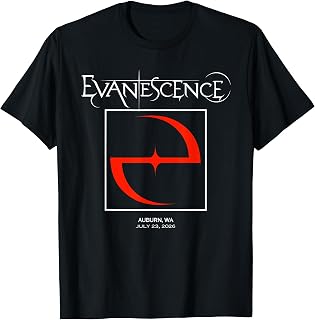 Evanescence 2026 World Tour Auburn T-Shirt Unisex T-shirt, Sweatshirt, Hoodie, Long Sleeve Tee - T-Shirt, Sweatshirt, Hoodie
