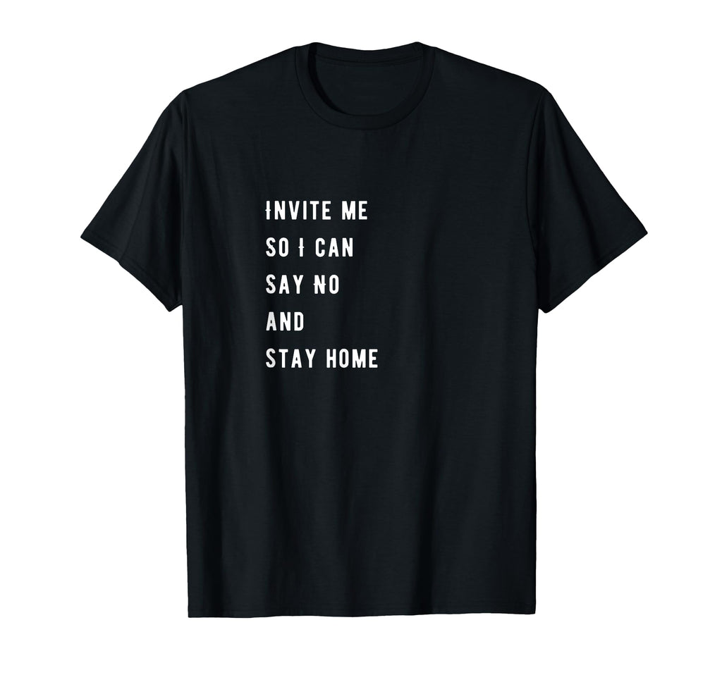 Introvert Loves To Stay Home Anti T-Shirt - Minimalist Print Men Women - T-Shirt, Sweatshirt, Hoodie