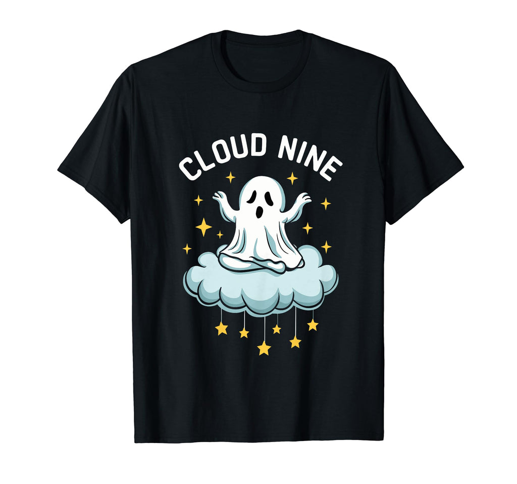 Ghost Monster Meditation Mindfulness T-Shirt - Trendy Graphic Unisex - T-Shirt, Sweatshirt, Hoodie