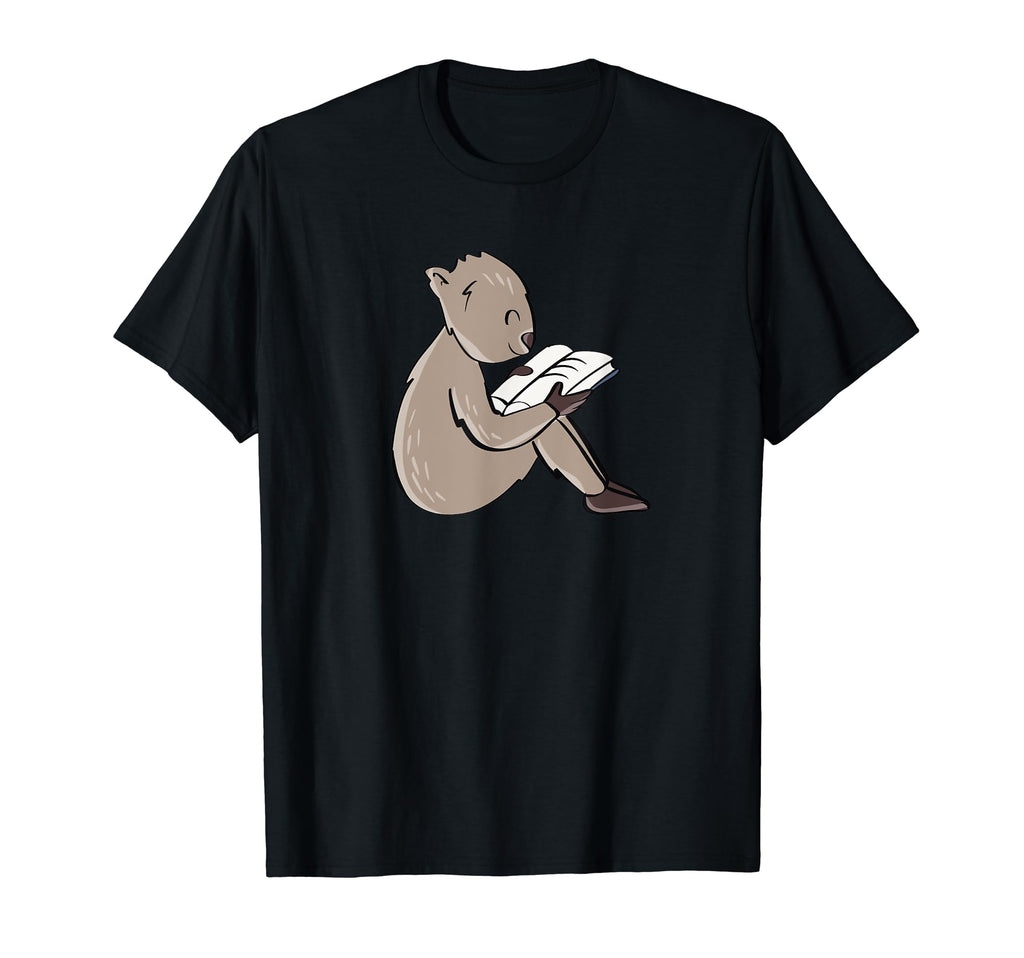 Wombat Books Reading Literature T-Shirt - Casual Everyday Wear for Adults - T-Shirt, Sweatshirt, Hoodie
