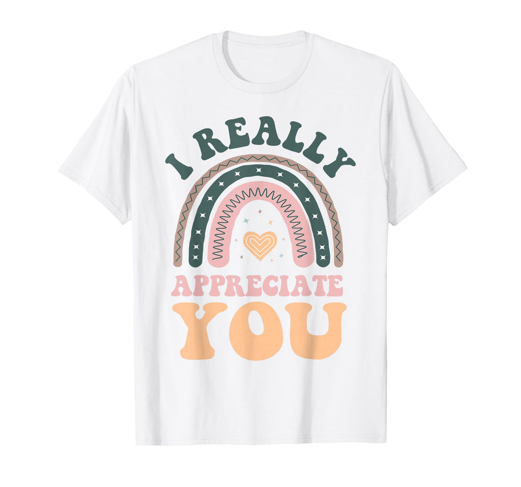 I Really Appreciate You Thank You Shows T-Shirt - Minimalist Print Unisex - T-Shirt, Sweatshirt, Hoodie