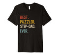 Funny Dad Best Puzzle Solver Step T-Shirt - Fun Novelty Design Men Women - T-Shirt, Sweatshirt, Hoodie