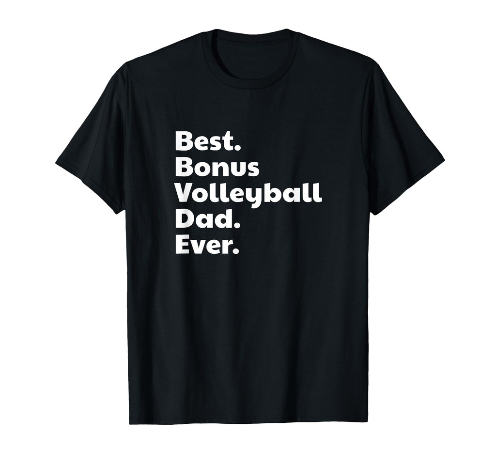Best Bonus Volleyball Dad Ever T-Shirt - Aesthetic Graphic for Adults - T-Shirt, Sweatshirt, Hoodie