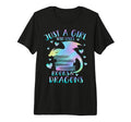 Just Who Loves Books And Dragons Pastel T-Shirt - Graphic Print Men Women - T-Shirt, Sweatshirt, Hoodie