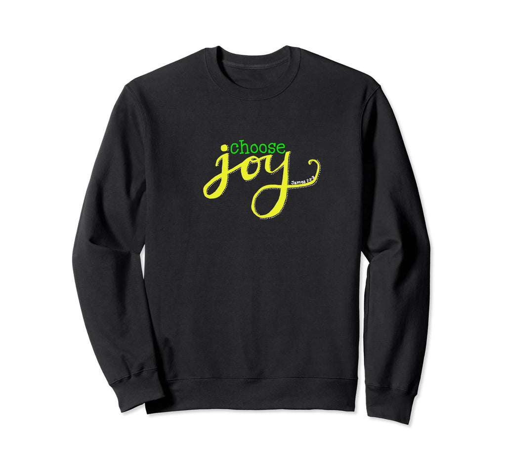 Choose Joy James 1 2 3 Sweatshirt - Trendy Graphic for Adults - T-Shirt, Sweatshirt, Hoodie