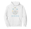 Funny Astronaut Let That Shit Go Yoga Hoodie - Streetwear Style Unisex - T-Shirt, Sweatshirt, Hoodie