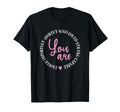 Worthy Kind Love Strong Capable T-Shirt - Minimalist Print for Adults - T-Shirt, Sweatshirt, Hoodie