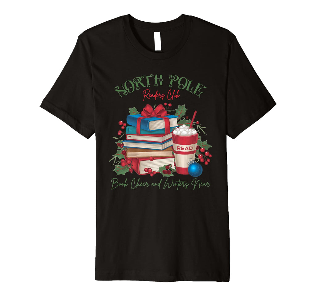 North Pole Readers Book Club T-Shirt - Casual Everyday Wear for Adults - T-Shirt, Sweatshirt, Hoodie