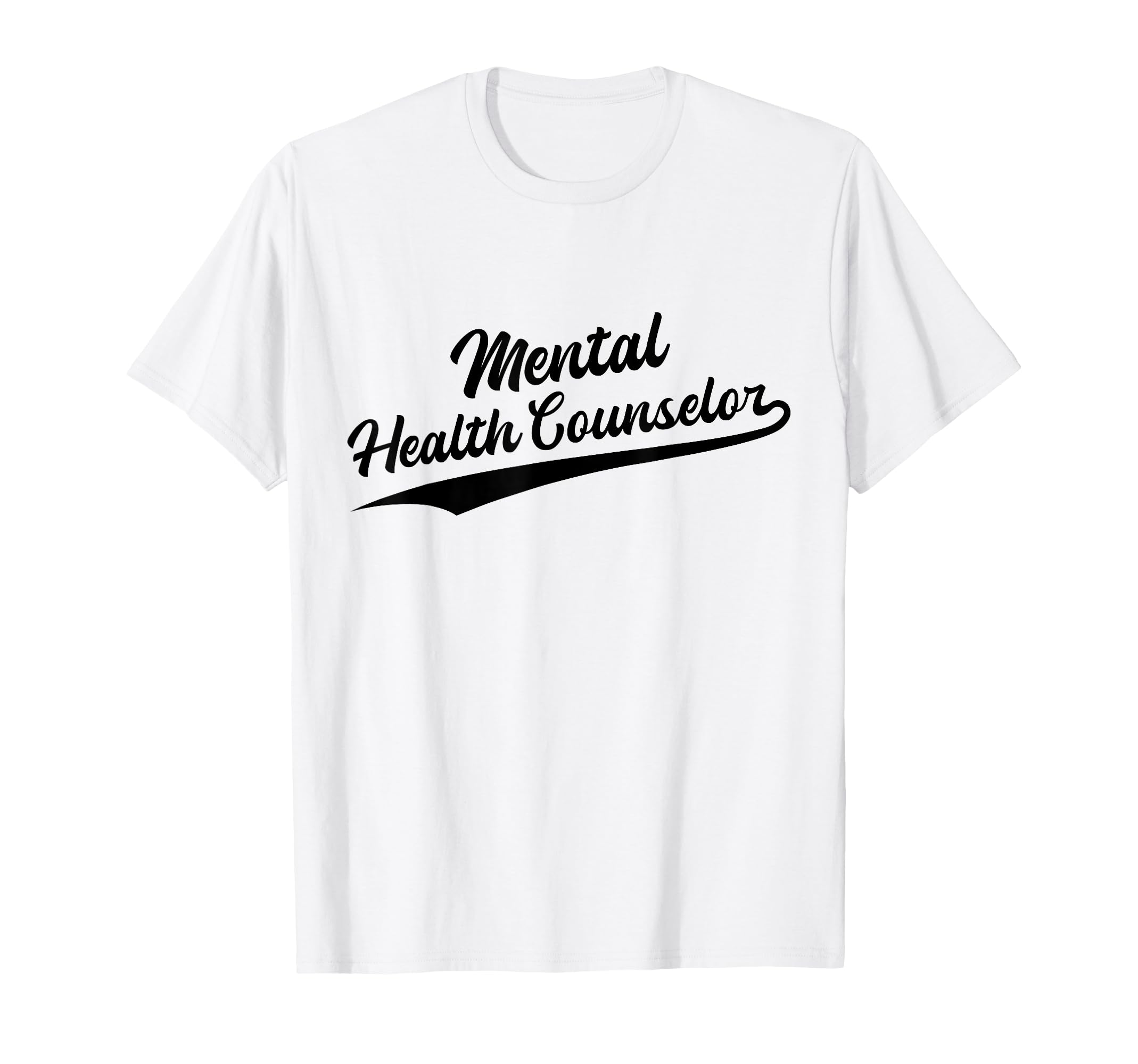 Swoosh Job Title Mental Health T-Shirt - Novelty Apparel Men Women - T-Shirt, Sweatshirt, Hoodie
