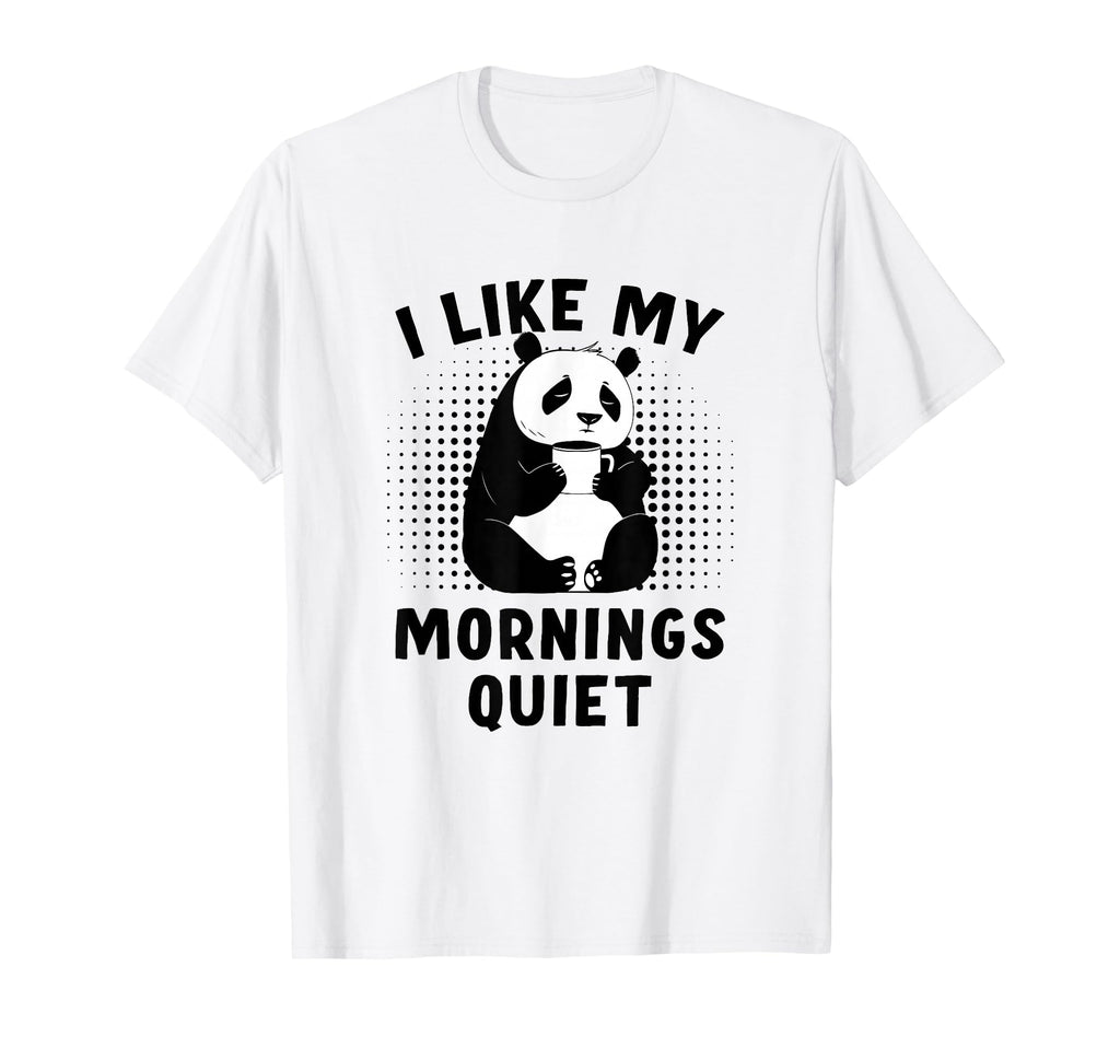 Coffee And Bamboo Keep Me Going Panda T-Shirt - Fun Novelty Design Unisex - T-Shirt, Sweatshirt, Hoodie