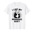 Coffee And Bamboo Keep Me Going Panda T-Shirt - Fun Novelty Design Unisex - T-Shirt, Sweatshirt, Hoodie