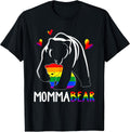 LGBT Mama Momma Bear Gay Pride Proud Mom Unisex T-shirt, Sweatshirt, Hoodie, Long Sleeve Tee - T-Shirt, Sweatshirt, Hoodie