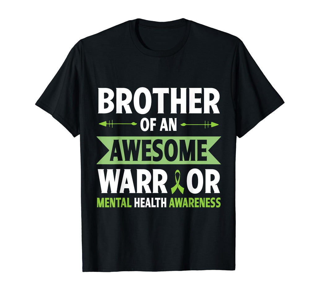 Brother Awesome Warrior Mental Health T-Shirt - Trendy Graphic for Adults - T-Shirt, Sweatshirt, Hoodie