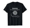 Anxiety Funny Doodle Circle Cycle T-Shirt - Aesthetic Graphic Men Women - T-Shirt, Sweatshirt, Hoodie