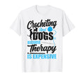Crocheting Dog Crocheting And Dogs T-Shirt - Minimalist Print Men Women - T-Shirt, Sweatshirt, Hoodie