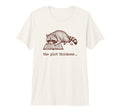 Bookish Raccoon Reading Fiction Novel T-Shirt - Fun Novelty Design Unisex - T-Shirt, Sweatshirt, Hoodie