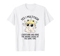 Funny Overthinker Multitasking T-Shirt - Minimalist Print for Adults - T-Shirt, Sweatshirt, Hoodie