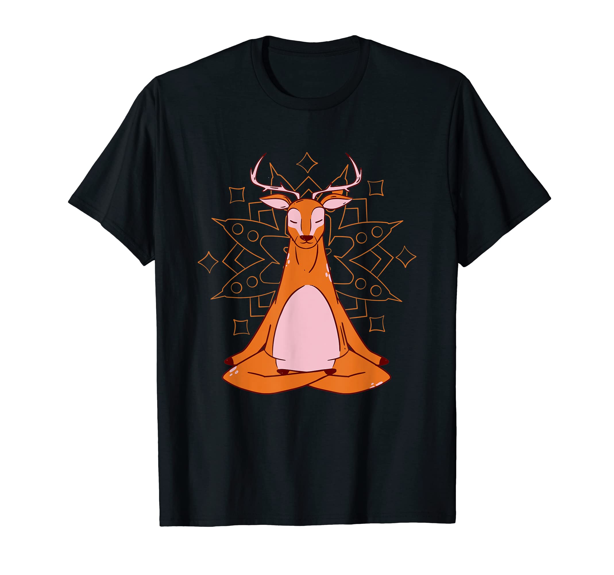Deer Yoga Meditation And Mindfulness T-Shirt - Streetwear Style Unisex - T-Shirt, Sweatshirt, Hoodie