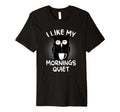 Coffee And Silence Keep Me Going Owl T-Shirt - Custom Art Print Unisex - T-Shirt, Sweatshirt, Hoodie